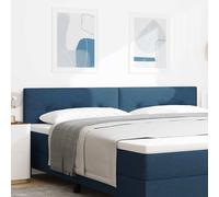 vidaXL Cabecero Ajustable en Altura con cabecera Azul 200 cm tela