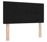 vidaXL Cabecero Ajustable en Altura con cabecera Negro 100 cm Tela