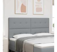 vidaXL Cabecero Ajustable en Altura Gris Claro 180 cm tela