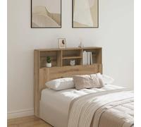 vidaXL Cabecero armario madera roble artisian 120x19x103,5 cm