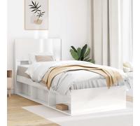 vidaXL Cabecero Blanco Brillante PB