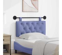 vidaXL Cabecero colgante Azul jeans Tela