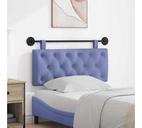 vidaXL Cabecero colgante Azul jeans Tela