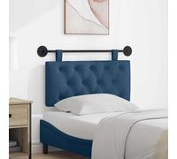 vidaXL Cabecero colgante Azul Tela