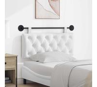 vidaXL Cabecero colgante Blanco Tela