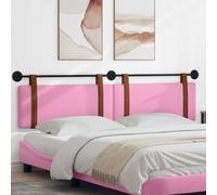 vidaXL Cabecero colgante Rosa PU antiguo