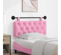 vidaXL Cabecero colgante Rosa Tela