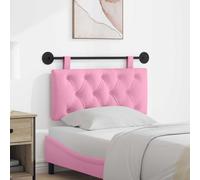 vidaXL Cabecero colgante Rosa Tela