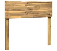 vidaXL Cabecero con Borde Natural Rostock Blanco 75 cm