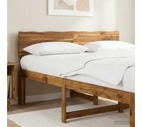 vidaXL Cabecero con Borde Natural Rostock Natural 135 cm