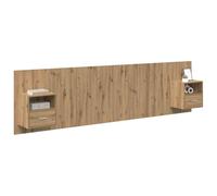 vidaXL Cabecero con Mueble 3 uds. Roble Artisan Madera de ingeniería