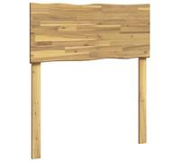 vidaXL Cabecero de Borde Natural Rostock Blanco 100 cm