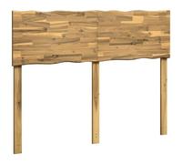 vidaXL Cabecero de Borde Natural Rostock Blanco 120 cm