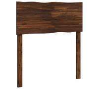 vidaXL Cabecero de Borde Natural Rostock Marrón Oscuro 80 cm