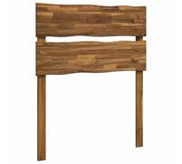 vidaXL Cabecero de Borde Vivo Rostock Natural 90 cm