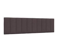 vidaXL Cabecero de Cama Acolchado Hanko Tela marrón Oscuro 180 cm
