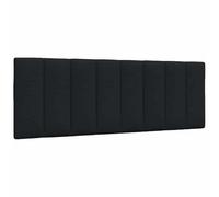 vidaXL Cabecero de Cama Acolchado Hanko Tela Negro 120 cm