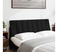 vidaXL Cabecero de cama acolchado Hanko Tela negra 120 cm