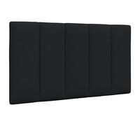 vidaXL Cabecero de cama acolchado Hanko tela negro 90 cm
