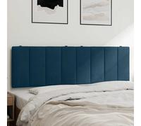 vidaXL Cabecero de cama acolchado Hanko terciopelo azul 160 cm