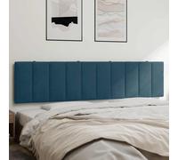 vidaXL Cabecero de cama acolchado Hanko terciopelo azul 200 cm
