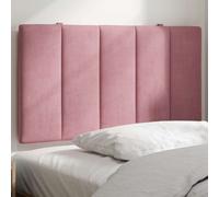 vidaXL Cabecero de cama acolchado Hanko terciopelo rosa 80 cm