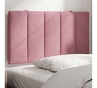 vidaXL Cabecero de cama acolchado Hanko terciopelo rosa 90 cm