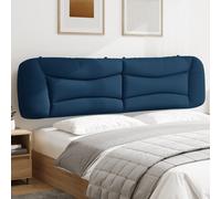vidaXL Cabecero de cama acolchado Hvar tela azul 200 cm