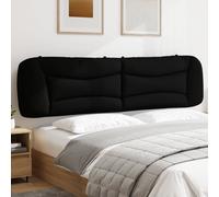 vidaXL Cabecero de cama acolchado Hvar tela negro 200 cm