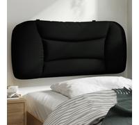 vidaXL Cabecero de cama acolchado Hvar tela negro 80 cm