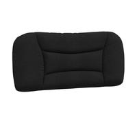 vidaXL Cabecero de cama Hvar acolchado tapizado en tela colgante negro 80 cm