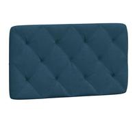 vidaXL Cabecero de Cama Acolchado Terciopelo Azul 90 cm, Cojines de cabecero, cabecero de cojín, cabecero de Almohada Colgante, Cojines de cabecero