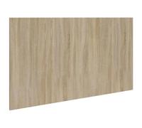 vidaXL Cabecero de Cama Cabezal Dormitorio Estructura Habitación Mobiliario Muebles Decoración Adorno Madera Contrachapada Sonoma 160x1,5x80 cm