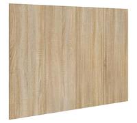 vidaXL Cabecero de Cama Cabezal Dormitorio Estructura Habitación Mobiliario Muebles Decoración Adorno Madera Contrachapada Sonoma 120x1,5x80 cm