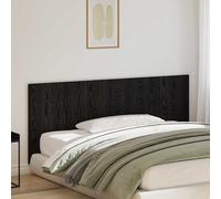 vidaXL Cabecero de Cama con cabecera Roble Negro 160 x 1.5 x 80.5 cm, Cabecera de Cama Moderna, montada en Pared, un Toque Minimalista para Casas y Decoraciones Actuales