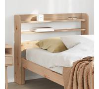 vidaXL Cabecero de cama con estantes madera maciza de pino 100 cm