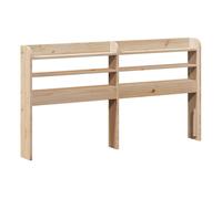vidaXL Cabecero de cama con estantes madera maciza de pino 150 cm