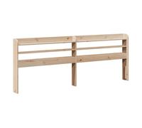 vidaXL Cabecero de cama 180 cm madera maciza de pino con estantes