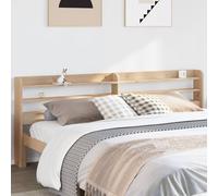 vidaXL Cabecero de cama con estantes madera maciza de pino 180 cm