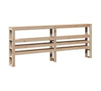 vidaXL Cabecero de cama con estantes madera maciza de pino 200 cm