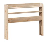 vidaXL Cabecero de cama con estantes, madera maciza de pino 75 cm