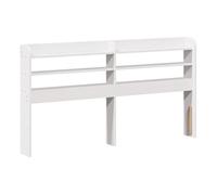 Vidaxl cabecero de cama con estantes madera maciza pino blanco 150 cm