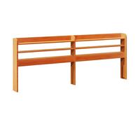 vidaXL Cabecero de cama con estantes madera maciza pino marrón 180 cm