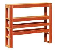 vidaXL Cabecero de cama con estantes madera maciza pino marrón 75 cm