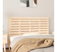 vidaXL Cabecero de cama de pared madera maciza de pino 141x3x63 cm
