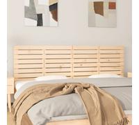 vidaXL Cabecero de cama de pared madera maciza de pino 206x3x63 cm