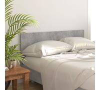 vidaXL Cabecero de cama madera contrachapada gris 160x1,5x80 cm