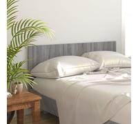 vidaXL Cabecero de cama madera contrachapada gris Sonoma 160x1,5x80 cm