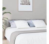 vidaXL Cabecero de cama madera contrachapada gris Sonoma 200x1,5x80 cm