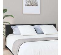vidaXL Cabecero de cama madera contrachapada negro 200x1,5x80 cm